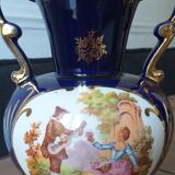 Royal Blue Fragonard Vase