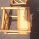 Pair of rattan bedside table