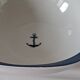 Bowls cups anchor decoration Sarreguemines