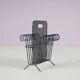 1950s “Cap d’ail” magazine rack by Mathieu Matégot for Atelier Matégot, France