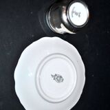 Precious cup in German porcelain and solid silver 835S BP Württemberg