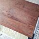 Solid wood table - vintage wooden desk with drawer