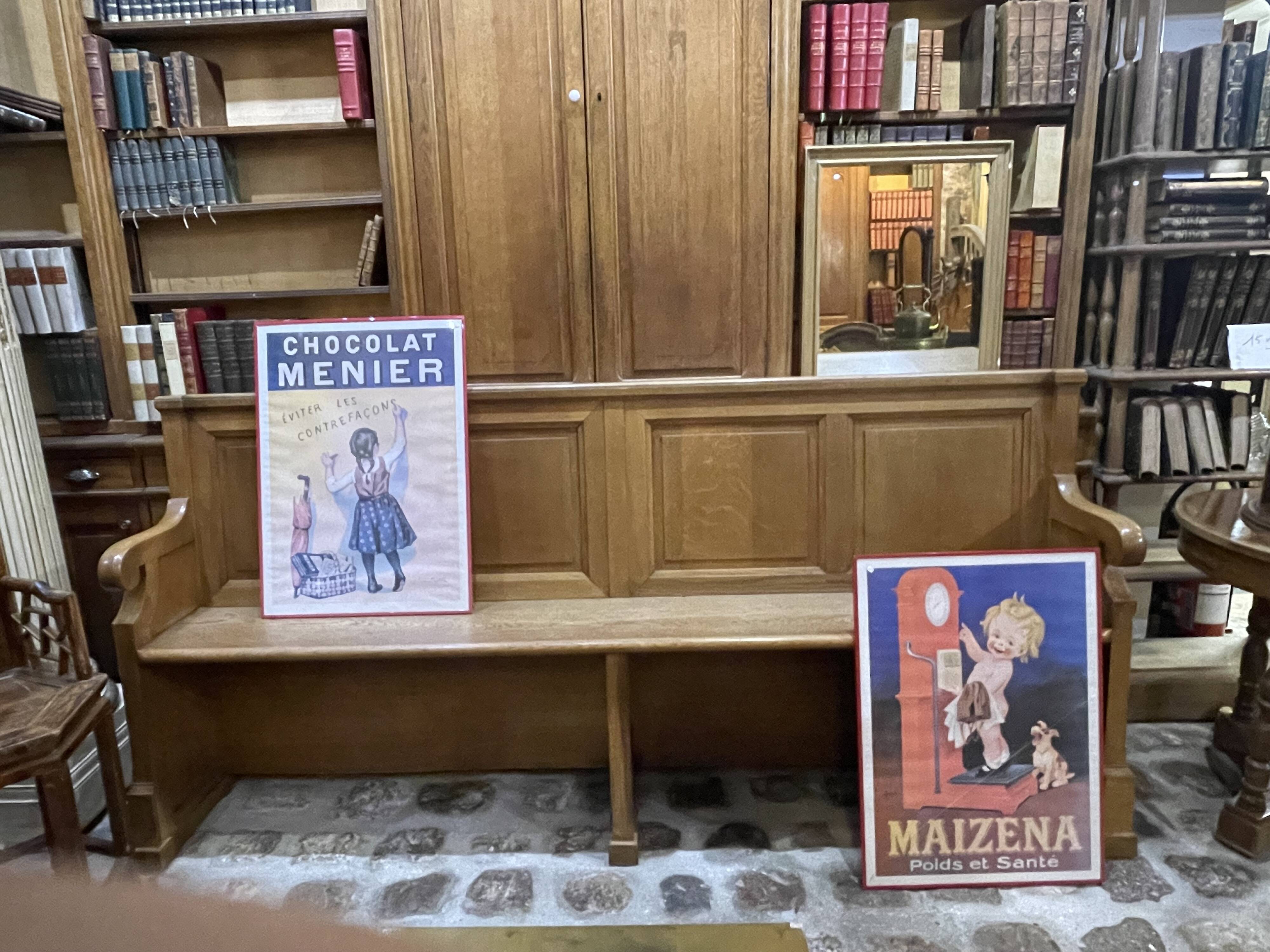 Banc en chêne massif