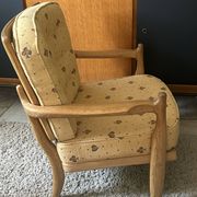 Guillerme et Chambron, José oak armchair, Edition Votre Maison 1960