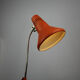 Adjustable Desk Lamp in Orange Painted Metal from TEP, 1970s