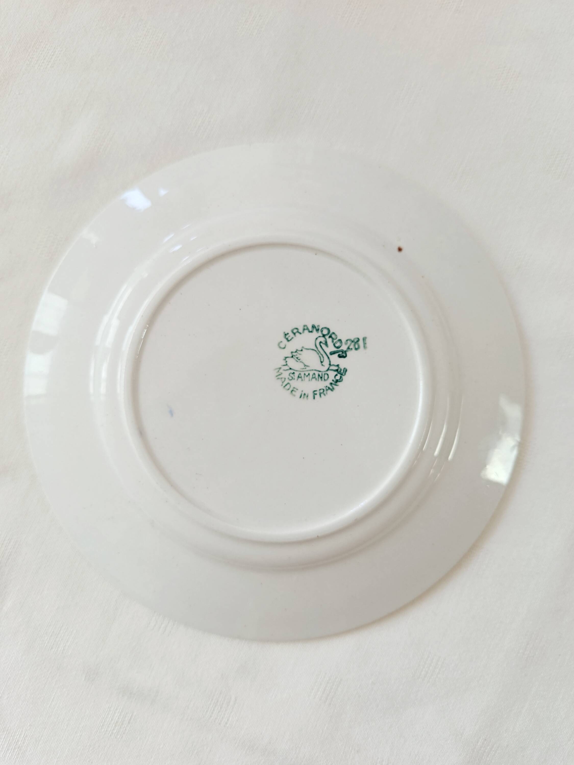 Lot de 5 assiettes a dessert Ceranord