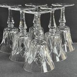 6 Verres à eau taille n° 2 - Saint Louis service Camargue