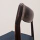 3x Vintage Danish Dyrlund chairs rosewood reupholstered / Scandinavian
