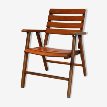 Folding wooden chair, 1970