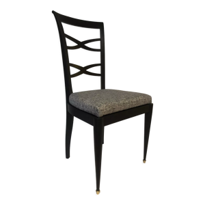 Chaise bois dossier barette en