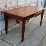 Solid walnut bistro table.