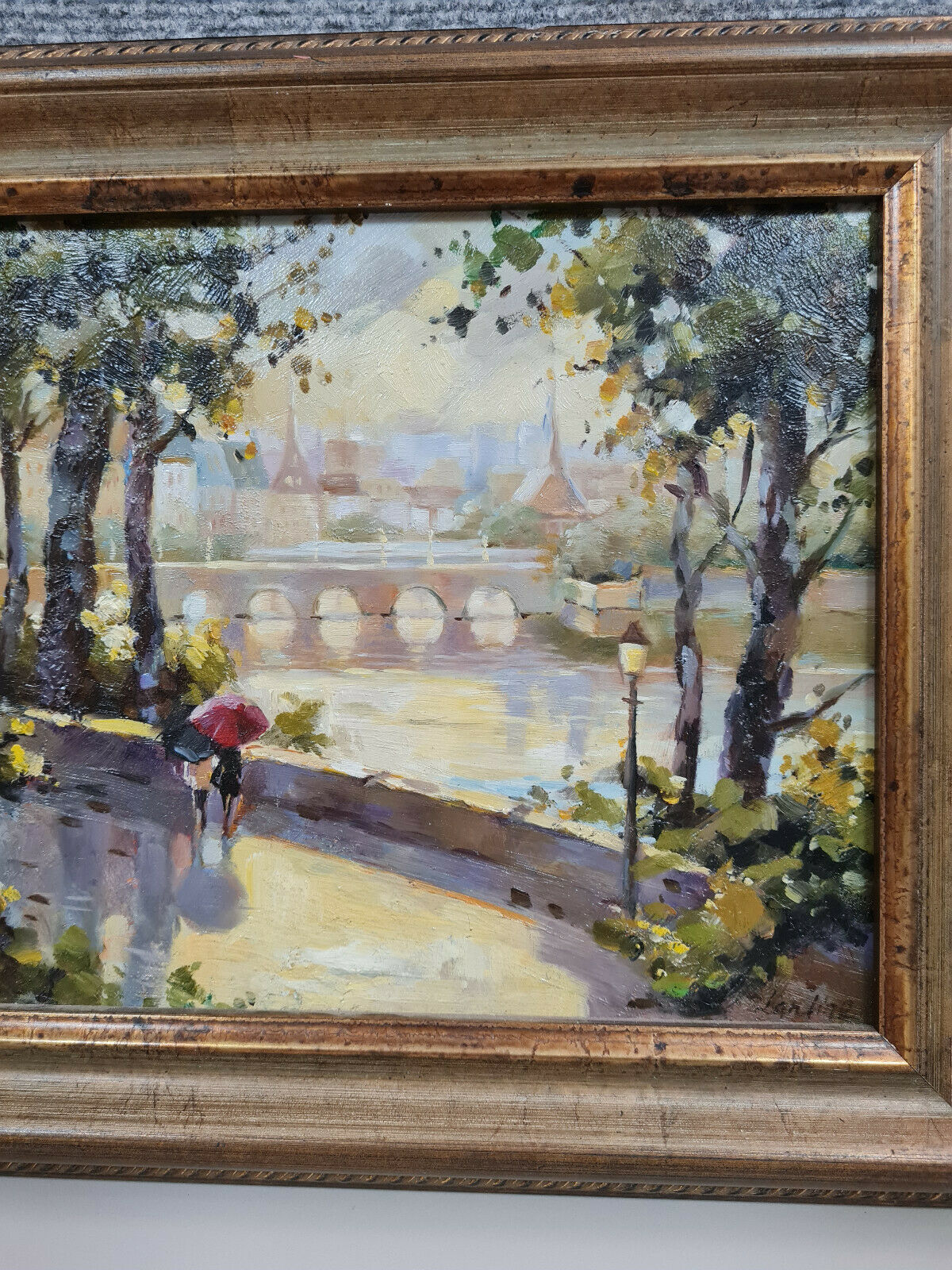 Mid-20th century Impressionist School: Oil on Panel circa 1950