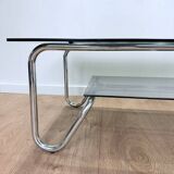 Smoked glass coffee table