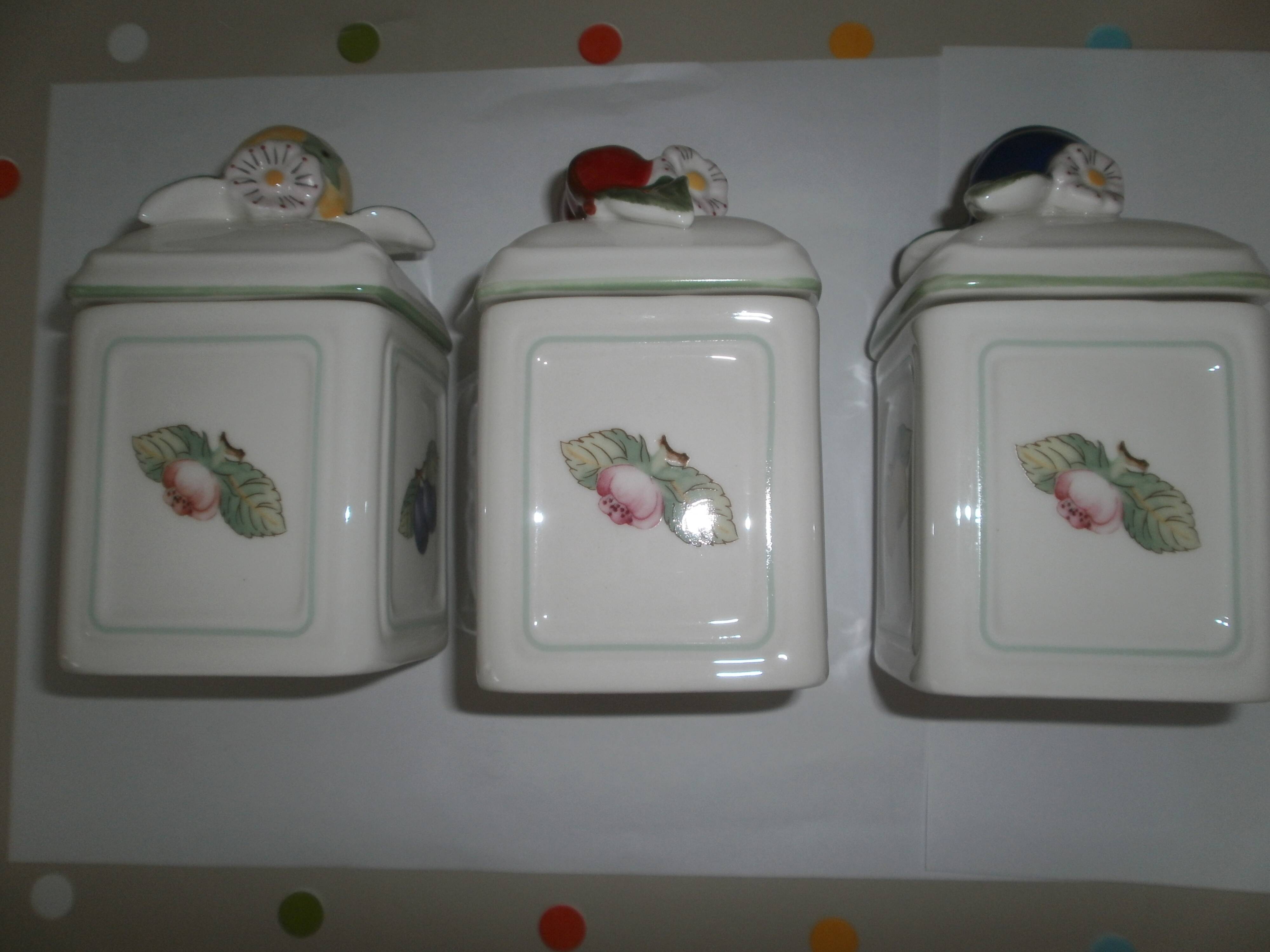Trio de pots à confiture Villeroy & Boch