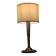 Lampe en laiton torsadé