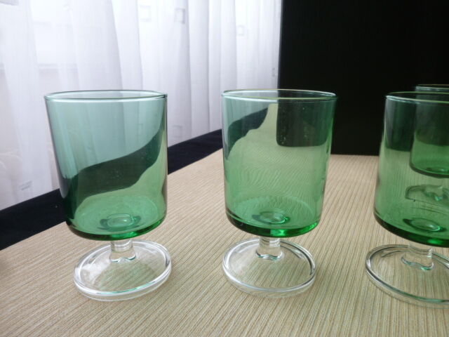 Set de 6 verres à vin vintage  luminarc années 70