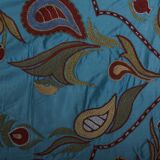 Hand knotted rug, vintage turkish rug 53x187 cm