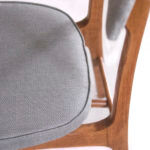 Set of 4 chairs retapissees