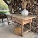 Work table or renovated antique draper's table