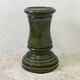 Green glazed ceramic stand