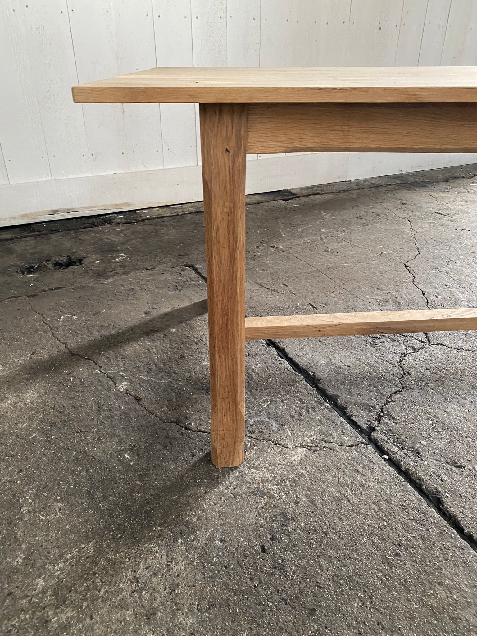 Stripped farmhouse table
