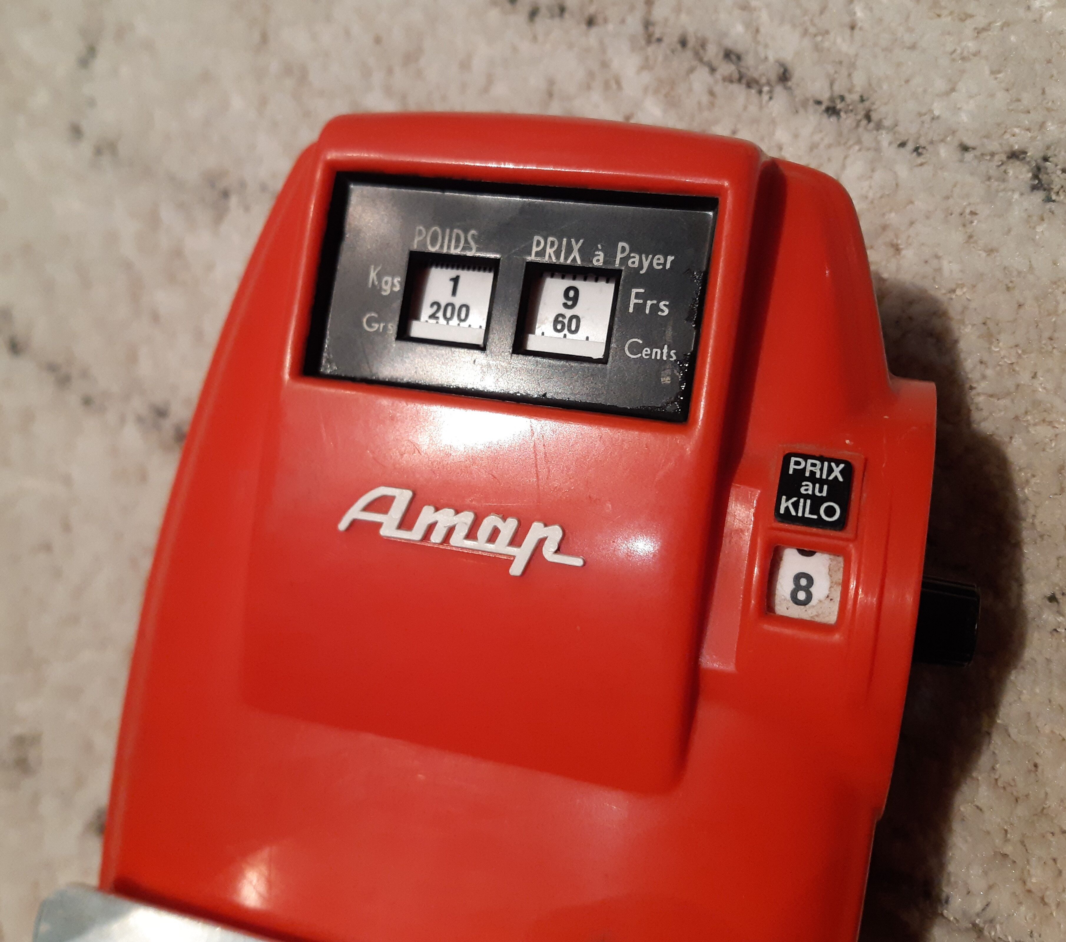 Automatic scale Amap vintage toy 70s