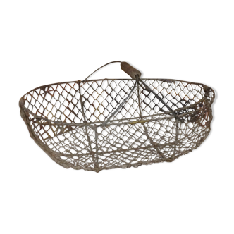 Old iron basket