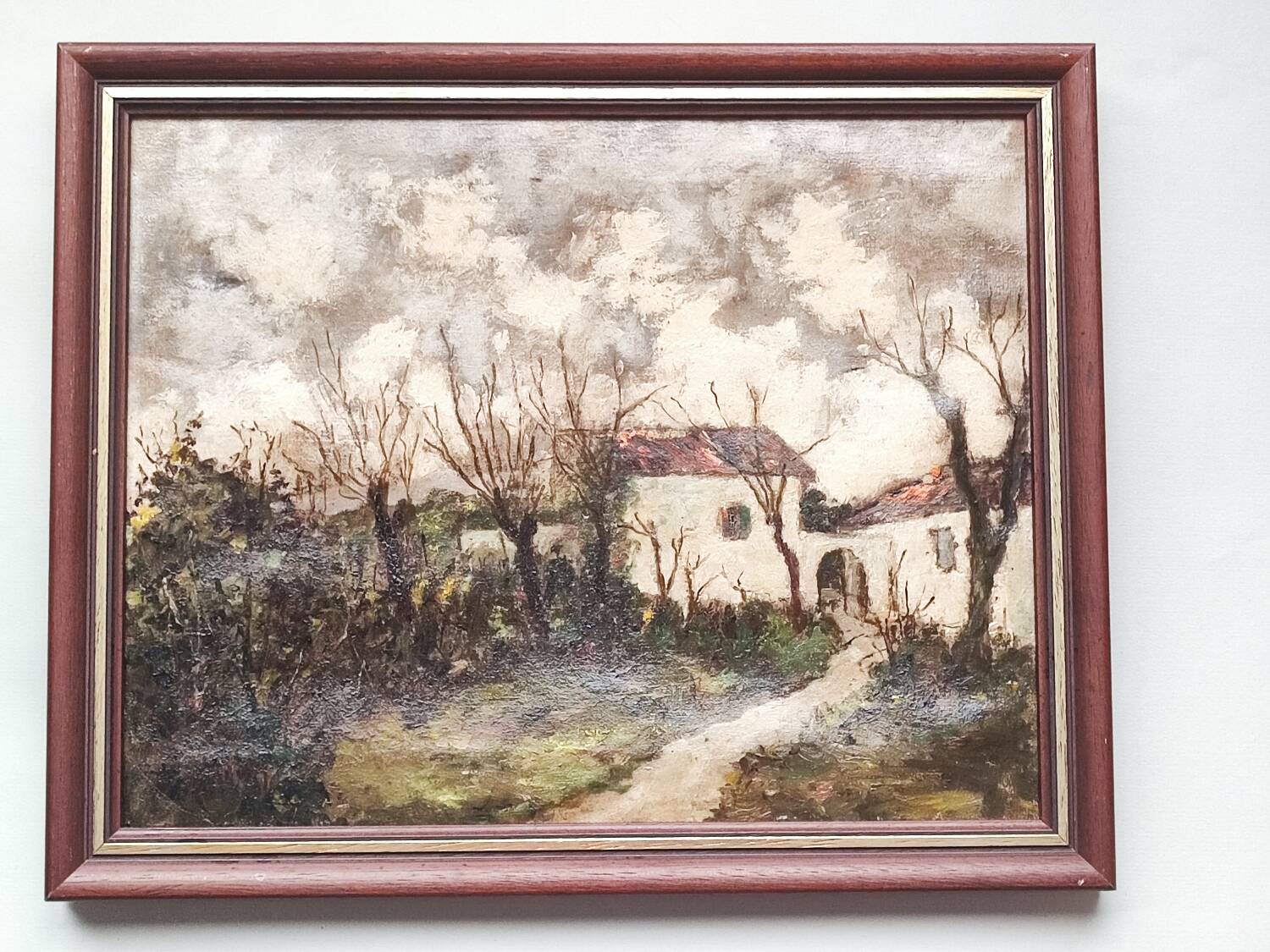 Paire de peintures à l'huile