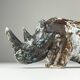 Ceramic rhino, Italy, 1970s