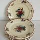 Set of 6 vintage dessert plates model Agreste, earthenware of Sarreguemines
