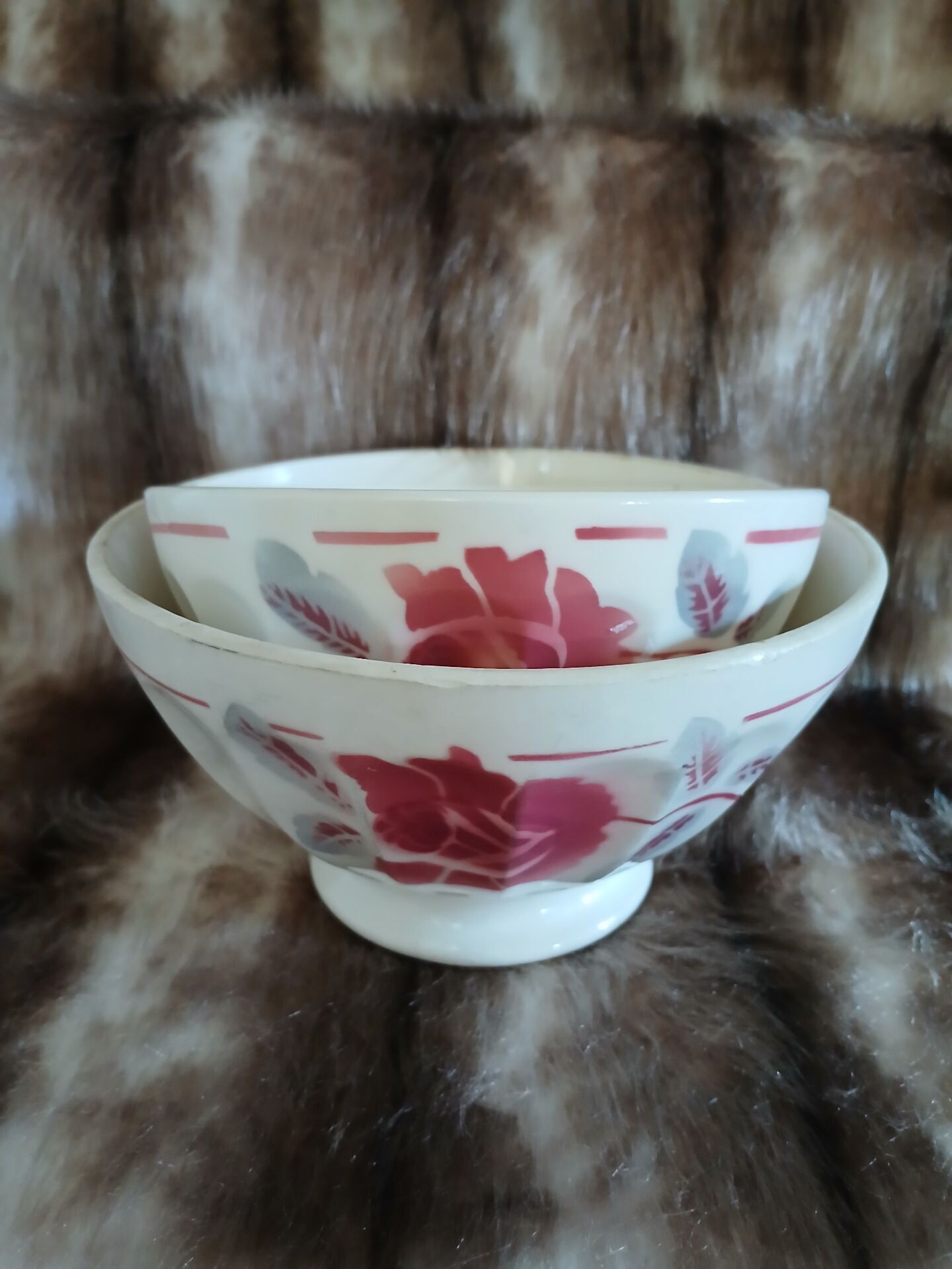 2 old canelé bowls