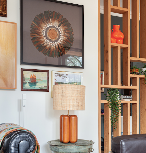 Lamp Charlotte Bois Raphia - Cosin Paris