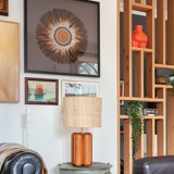 Lamp Charlotte Bois Raphia - Cosin Paris