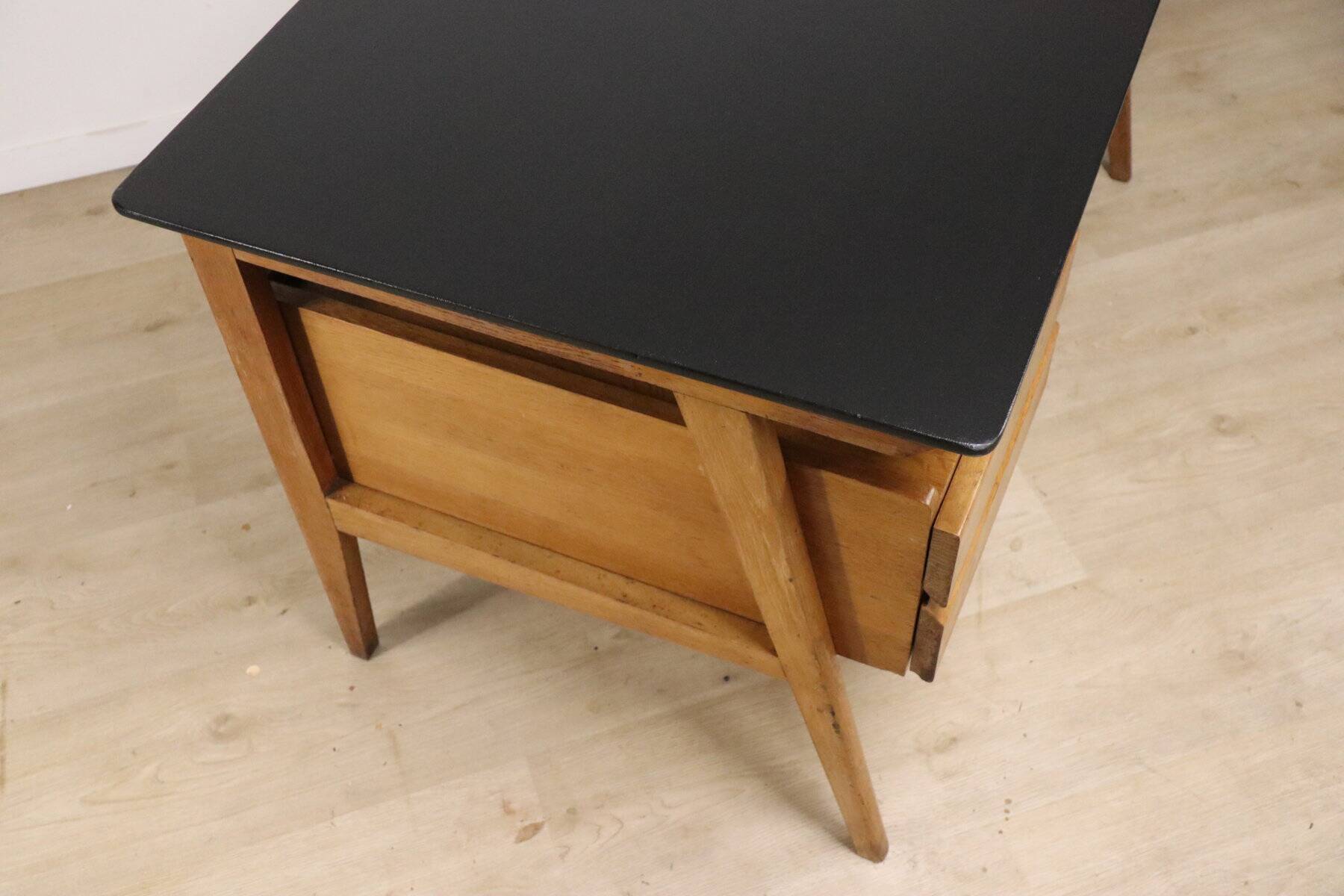 Vintage oak desk, 1950s
