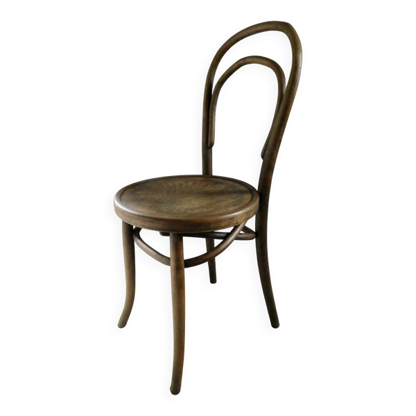 Chaise de bistrot Cambier Belgique 1930 No 14 1/2, à entrelacs