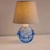 Mid-Century Modern Table Lamps in Blue by Börne Augustsson for Åseda Sweden