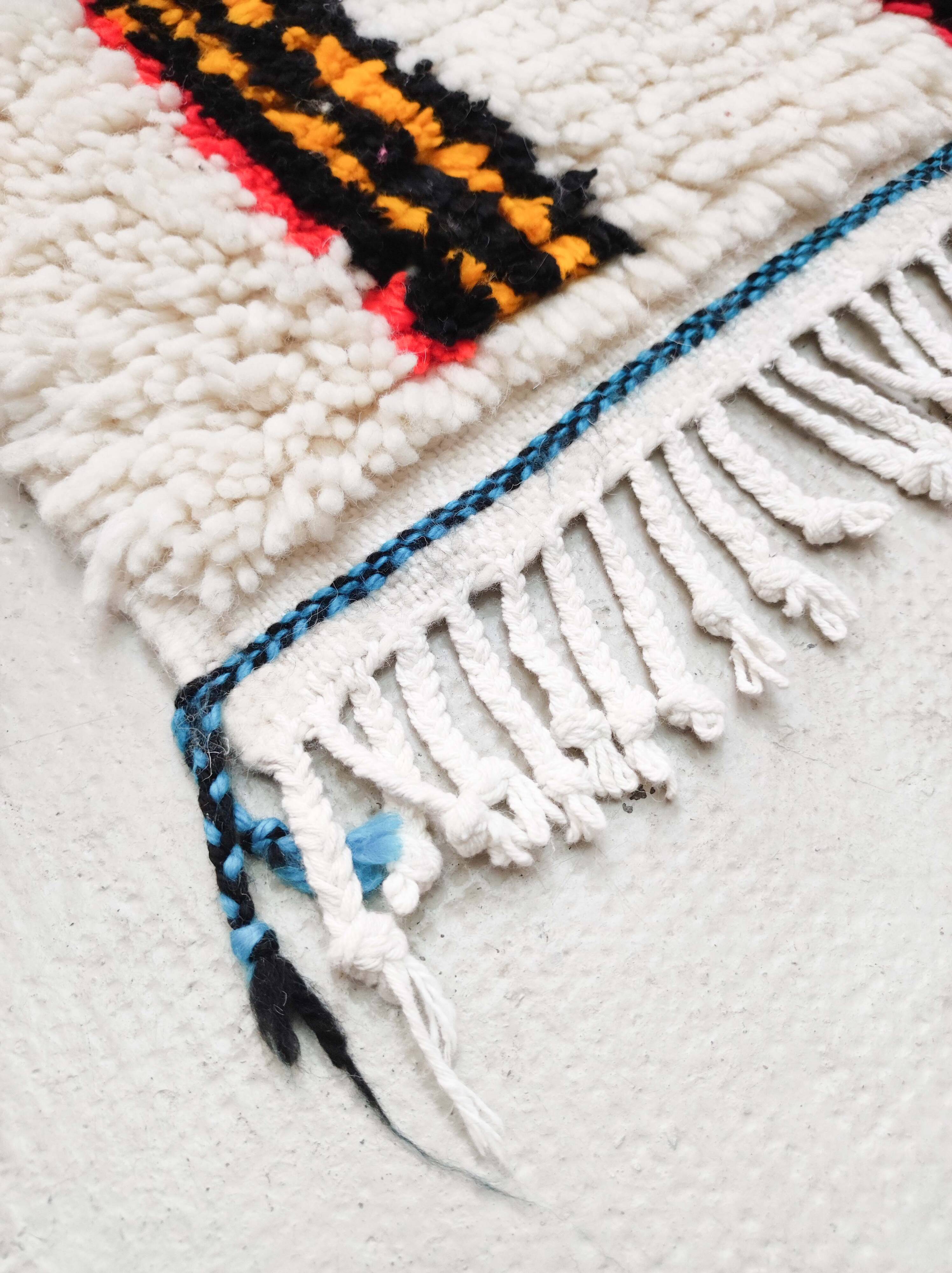 Moroccan Berber carpet Azilal new hallway 2.92x0.66m