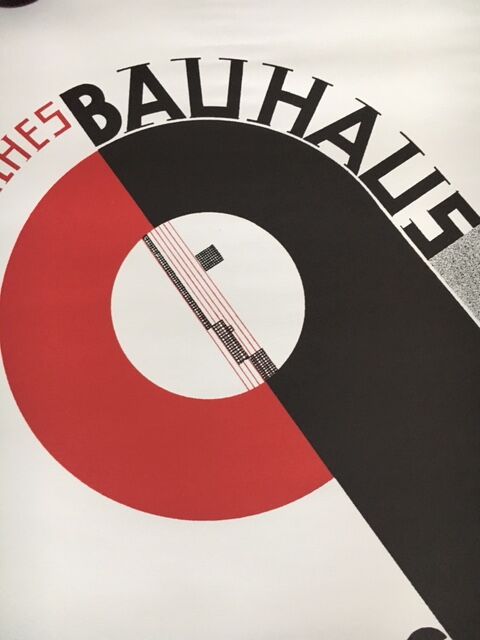 Bauhaus exhibition poster weimar 1923