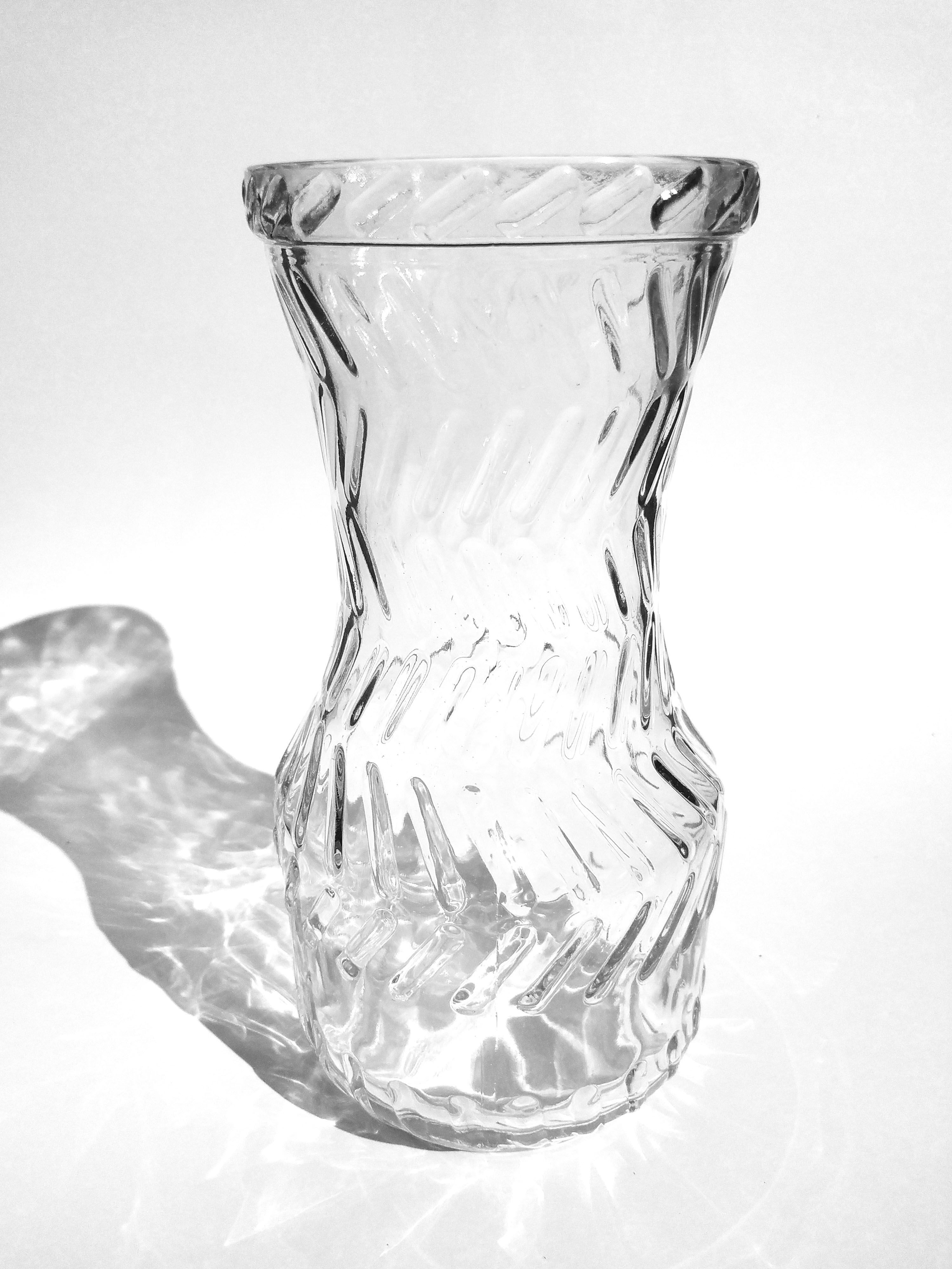 Large vintage glass vase