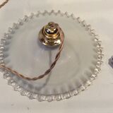 Vintage opaline suspension