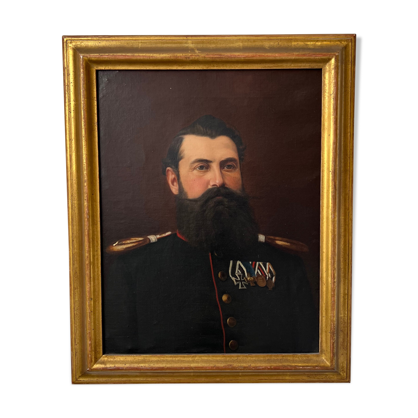 Portrait of an officer from 1883