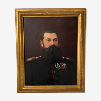 Portrait of an officer from 1883