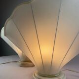 Pair of shell lamps 1970