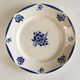 Set of 6 vintage earthenware plates - 1940s-1950s