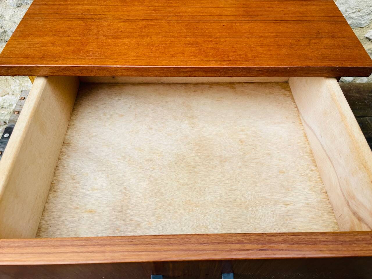 Vintage Scandinavian style bedside table, circa 1960's