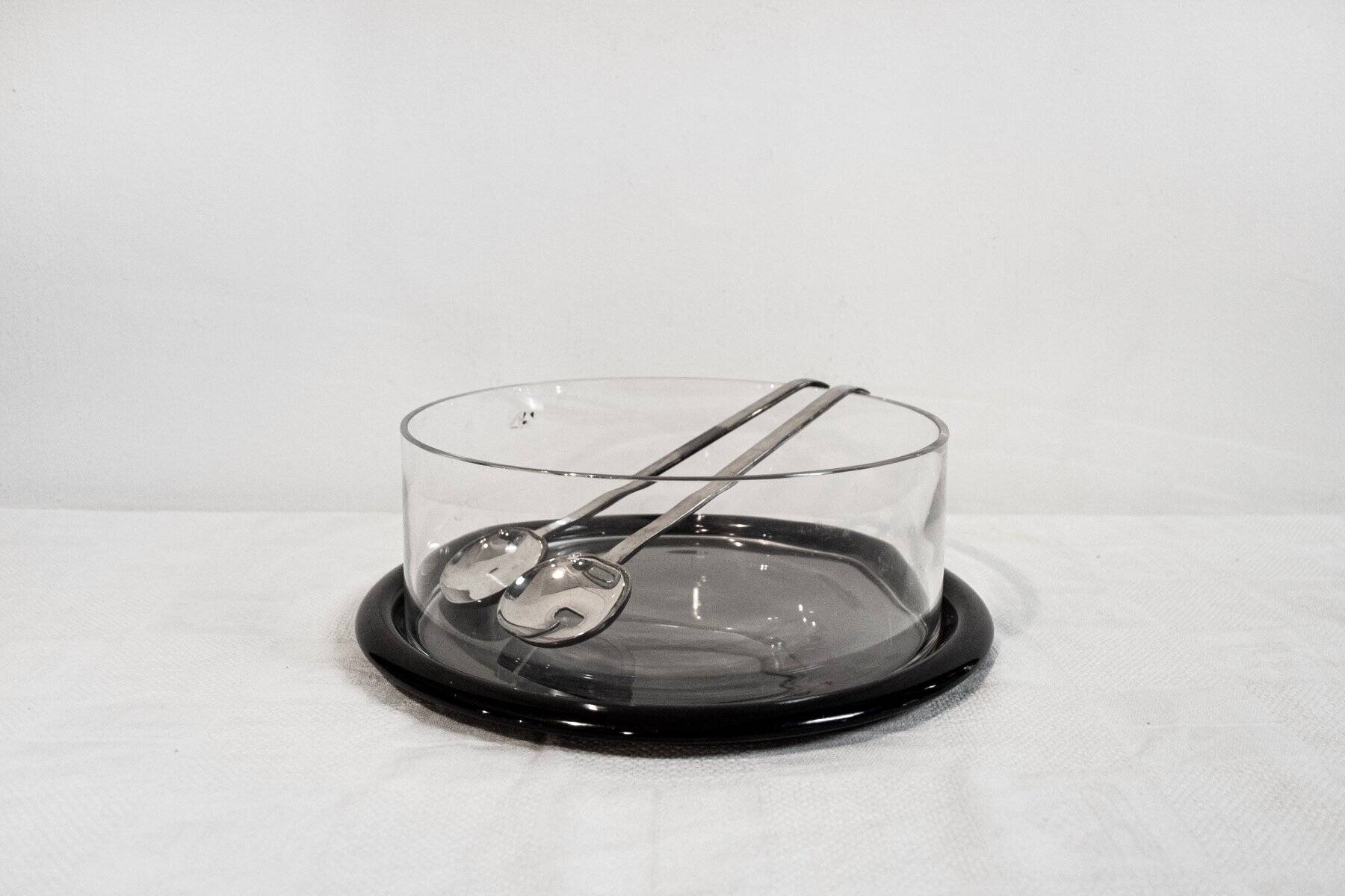 Insalatiera di Gianfranco Frattini per Progetti, anni '70, set of 4