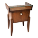 Table de chevet en noyer