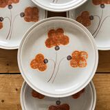 Assiettes plates vintage
