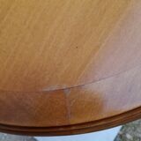 Side table in chestnut tinted cherry height 68 cm
