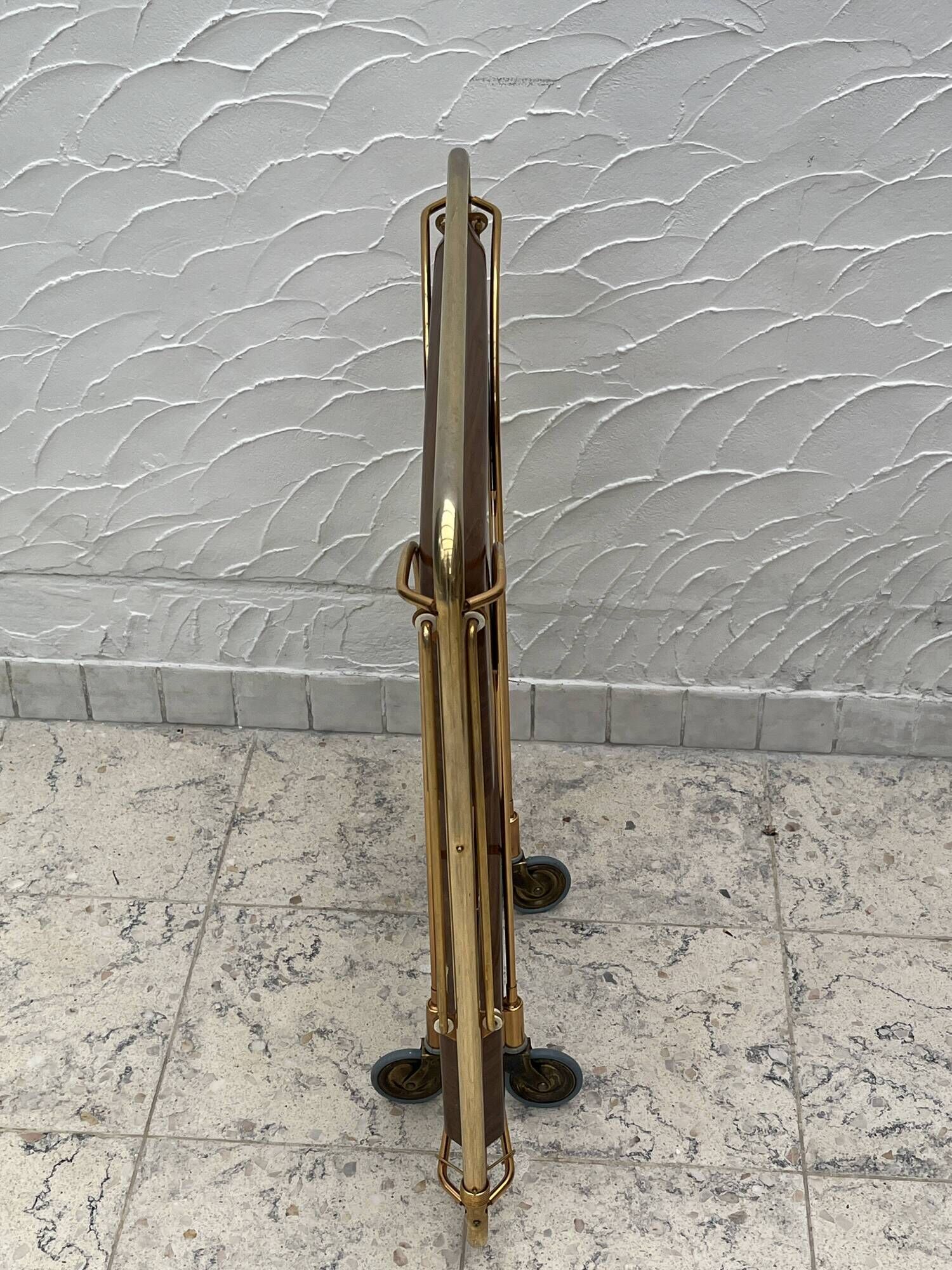 Vintage Golden Folding Table Gerlinol